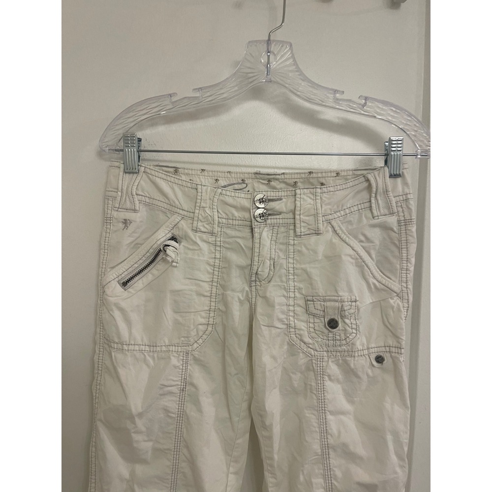 Vintage Y2K EDC by Espirit German Euro‎ Cargo White Pants Streetwear Skater